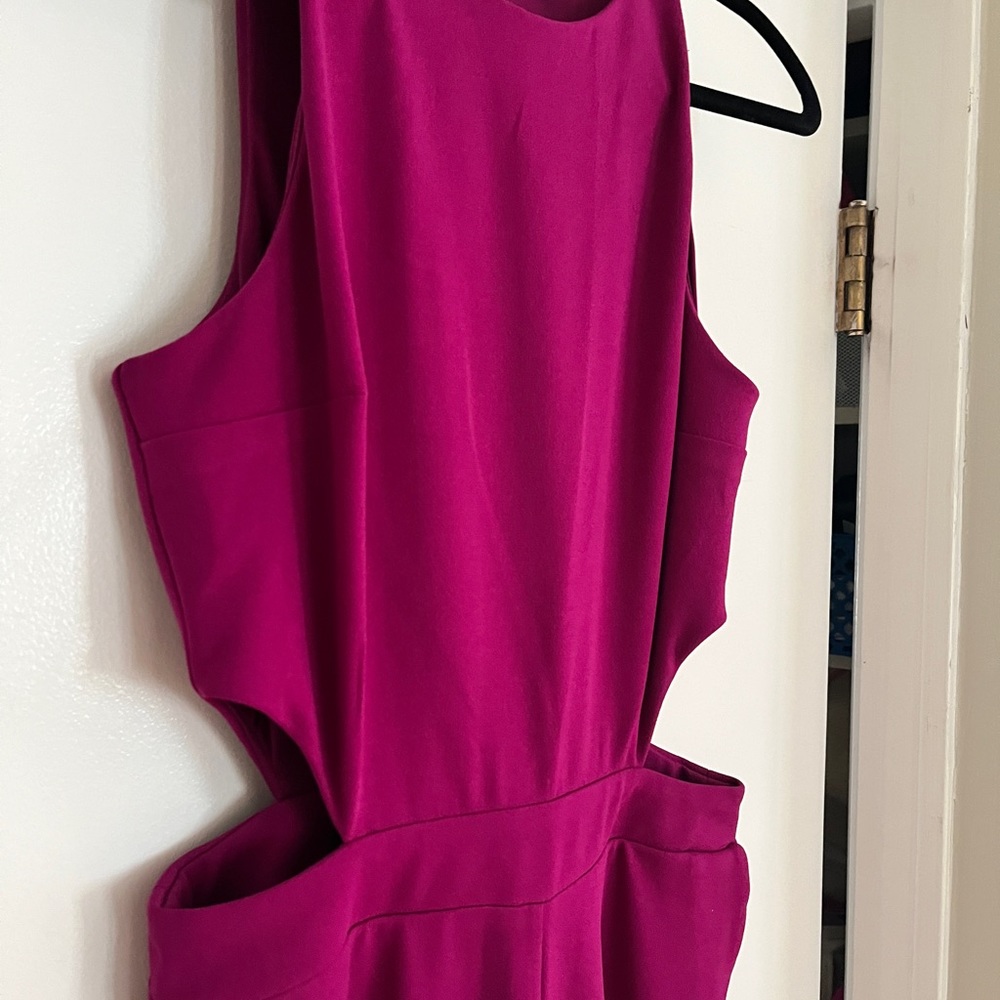 Express Pink Jumpsuit with Cut Out